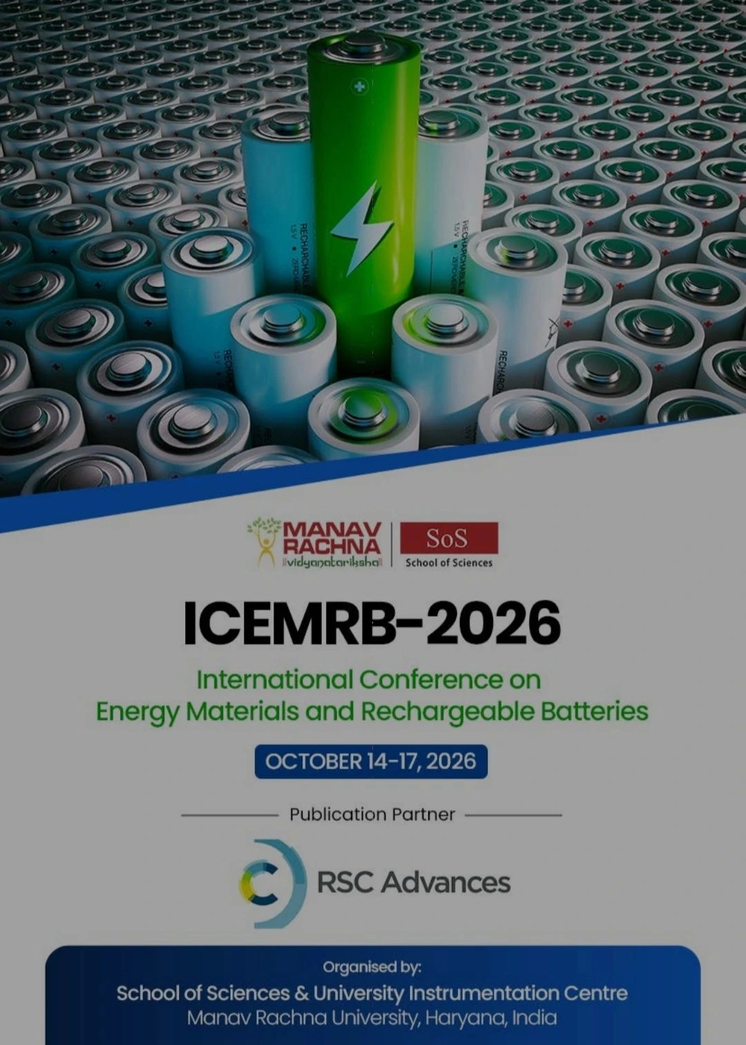 Conference on Energy Materials and Rechargeable Batteries (ICEMRB-2026)