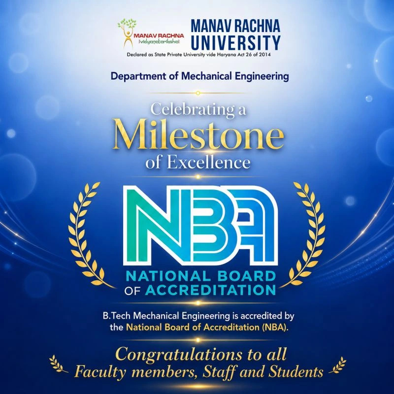 NBA Accreditation of the B.Tech Mechanical Engineering