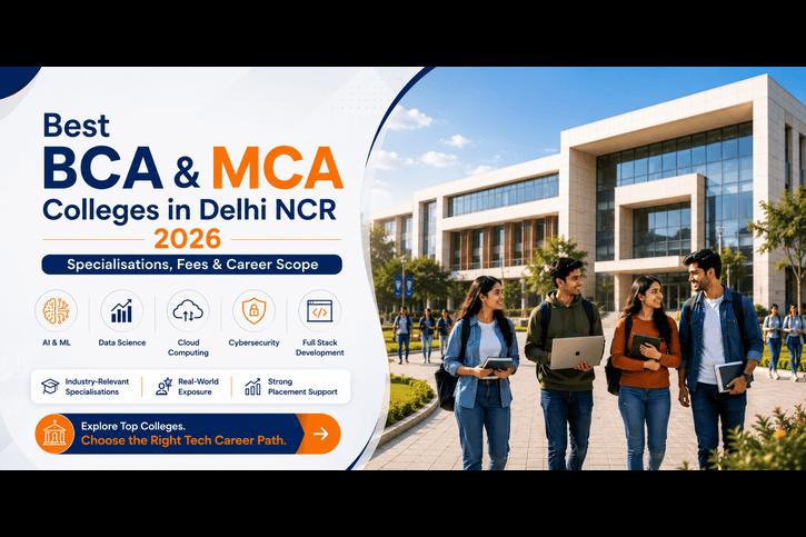 Best BCA & MCA Colleges in Delhi NCR 2026: Specialisations, Fees and Career Scope