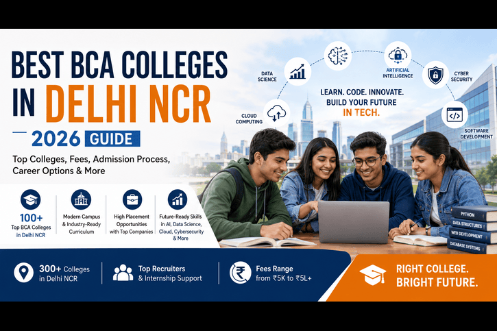 Top BCA Colleges in Delhi NCR 2026: Admission, Fees & Specialisations